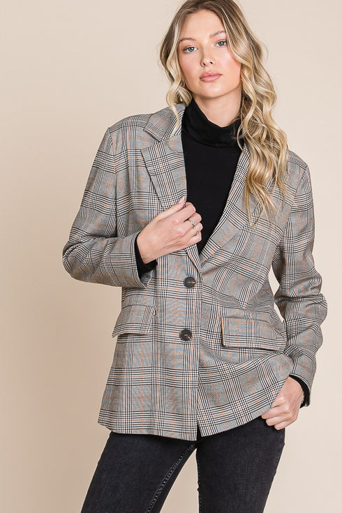 TARTAN CHECK JACKET